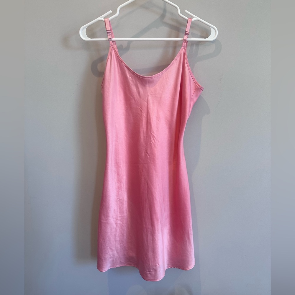 VS Romantic Pink Satin Nightgown / Slip Dress – Size S